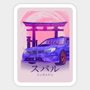 JDM Subaru WRX Blobeye STI Sticker